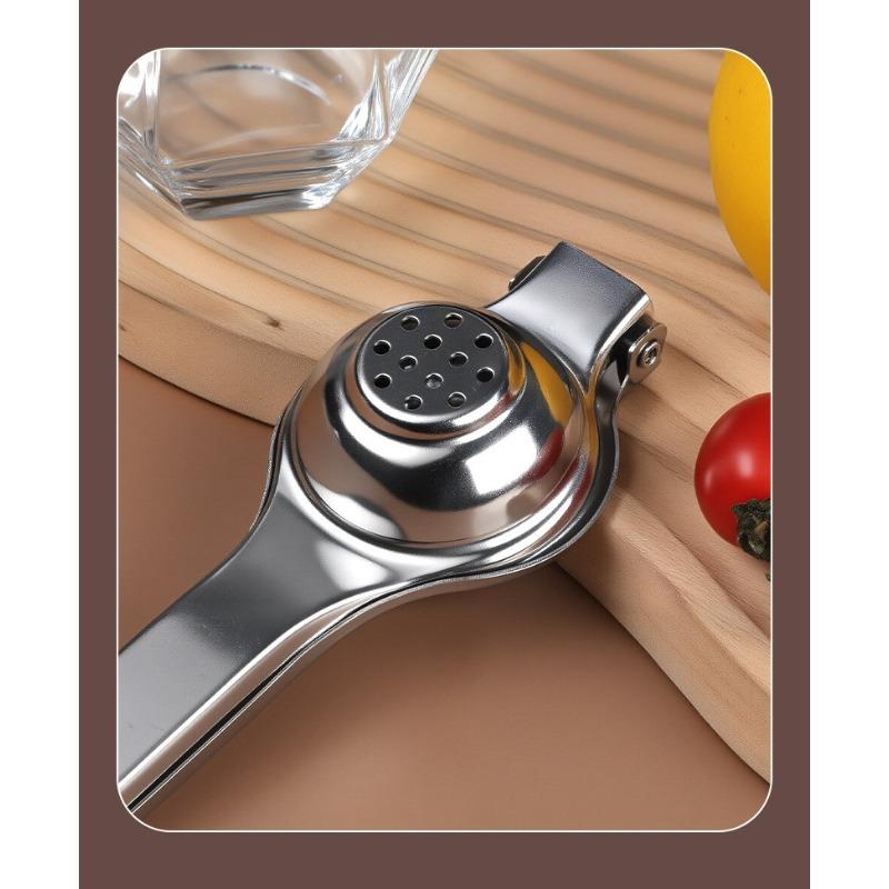 Hochleistungs-Zitronenpresse aus Edelstahl - Manuelle Zitruspresse für Zitrone, Orange & Limette Mühelose Handpresse Fruchtsaftbereiter