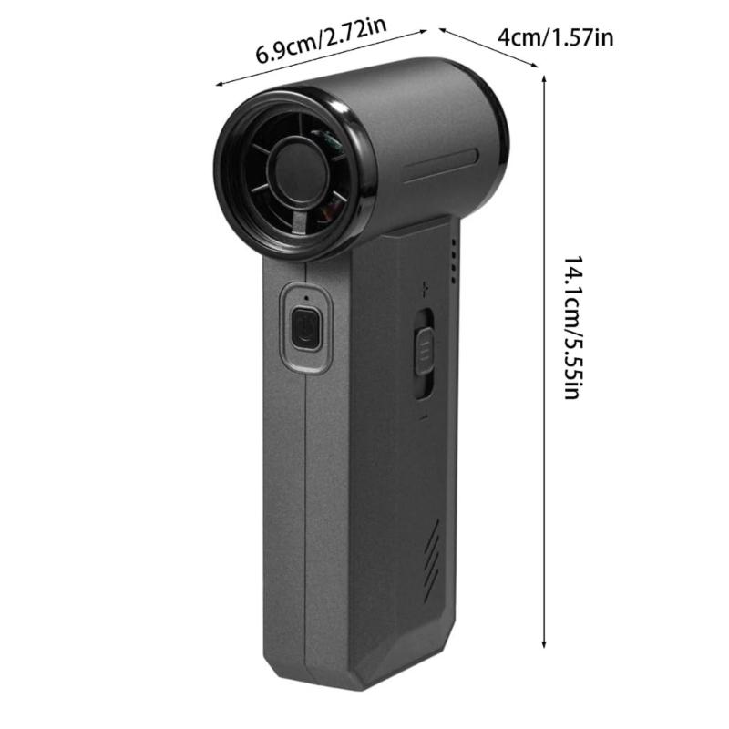 Rapid Rechargeable Handheld Air Blower Vacuum combined Refrigerating Fan Multiple Purpose Electric Polisher for Keyset Car Outdoor Use