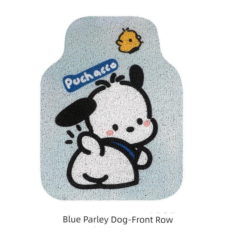 

Cartoon Car Foot Mat Thickened Wire Loop Main Driving Neutral Car Anti-Dirty Carpet Anti-Dirty Protection Vehicle Mat Girls Blue Pacha Dog Front Row Single Piece