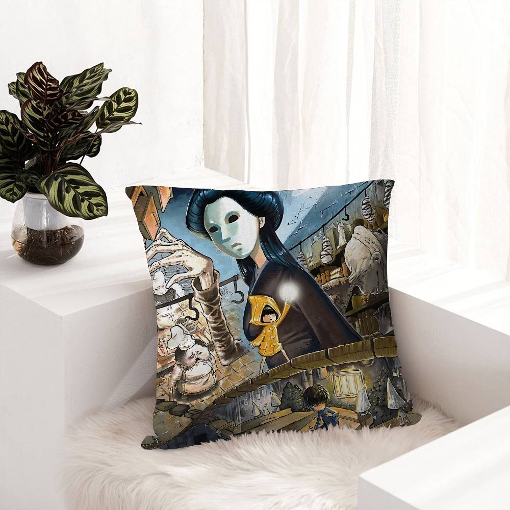 Game L-Little Nightmares Cushion Cover Pillow Cover Decor Pillowcase Printed Cushion Case For Couch