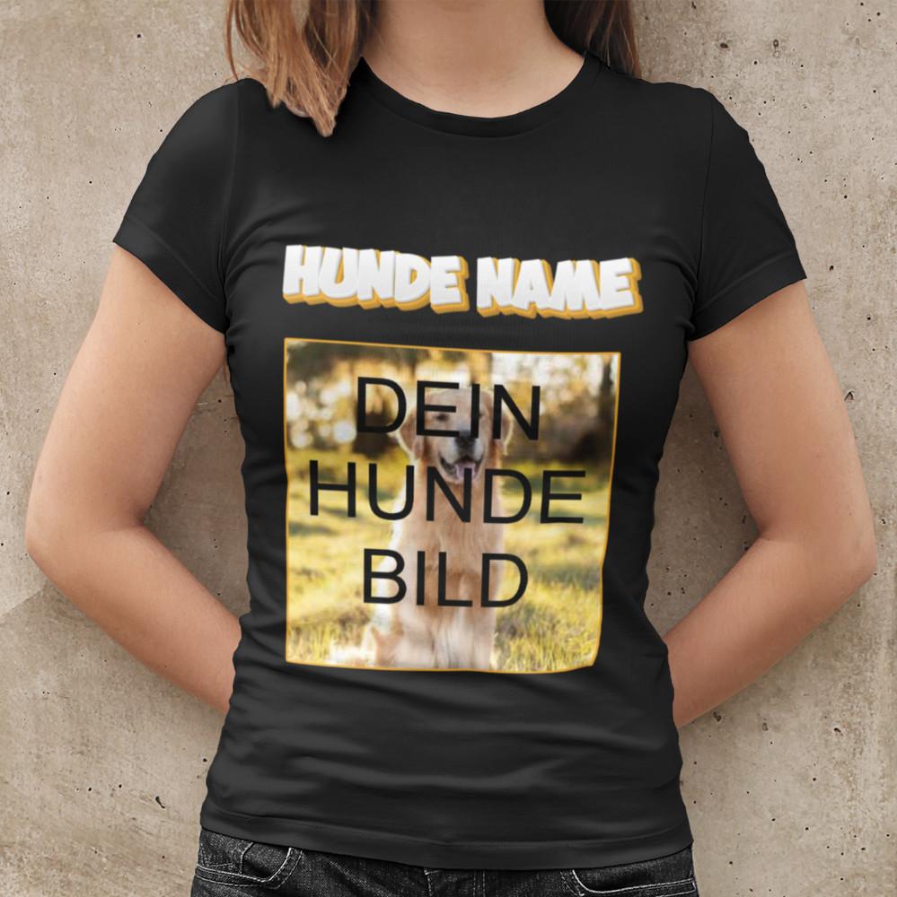 Personalisiertes Hunde Spruch RIP Gedenken Erinnerung Hund DOG Damen Shirt