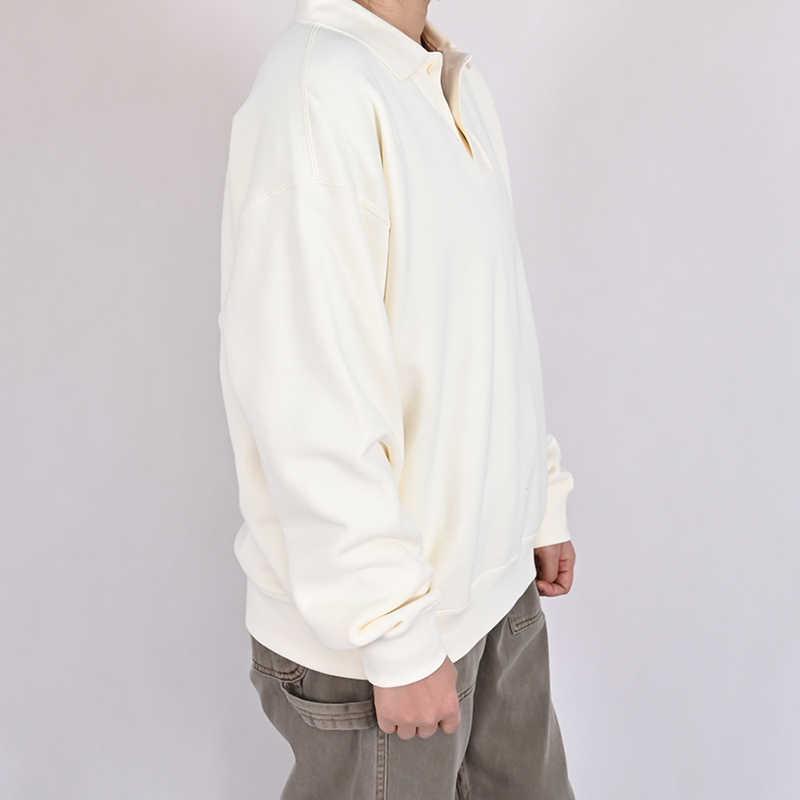 New Converse Premium Collared Crew Sweatshirt 10028004-A03