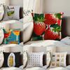 Anime Modern Glasses Hot Pillow Case Anti-dustmite Pillowcase Invisible Zipper Silky Short Plush Sofa Cushion Cover