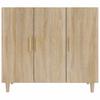 Sideboard Sonoma Oak 90x34x80 Cm Particleboard