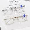 Fashion Glitter Square Metal Frame Reading Glasses Anti-Blue Light HD Presbyopic Glasses  Women Glasses Eyewear +1.0 To +4.0