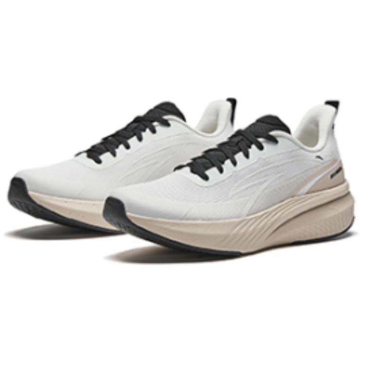 Anta Módní pohodlné protiskluzové běžecké boty s nízkým svrškem pro muže, bílé béžové 112515522-1