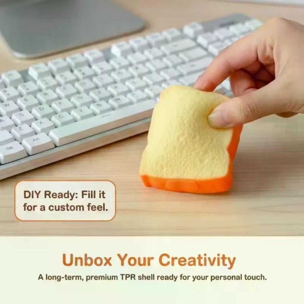 Soft Chocolate Stick Squeezing Toy Crunchy Sensory Fidget Toy Office Desk Toy