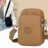 Women's Mini Crossbody Phone Bag - 2025 Multi-layer Oxford Cloth Compact Shoulder Bag