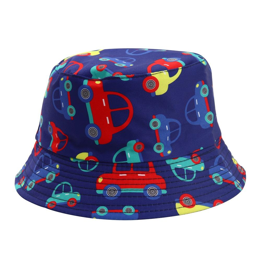 2 3 4 5 Years Old Boys Girls Bucket Caps for UV Protection Cotton Sun Hats Summer Spring Outdoor Visor
