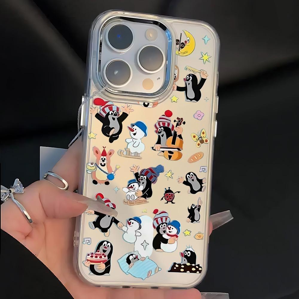 Cute Cartoon Mole Cute Phone Case for Google Pixel 10 9 8 7 8A 9A XL Pro 4G 5G Transparent Soft Silicone TPU Back Cover