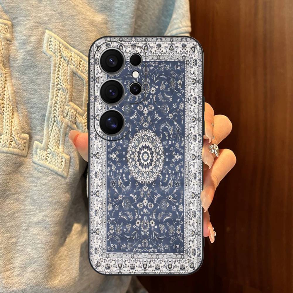 Retro Persian Printed Phone Case For Samsung S 24 Fe 25 Ultra Plus 20 Lite 21 30 22 23 24 22 Ultra 5G Fundas