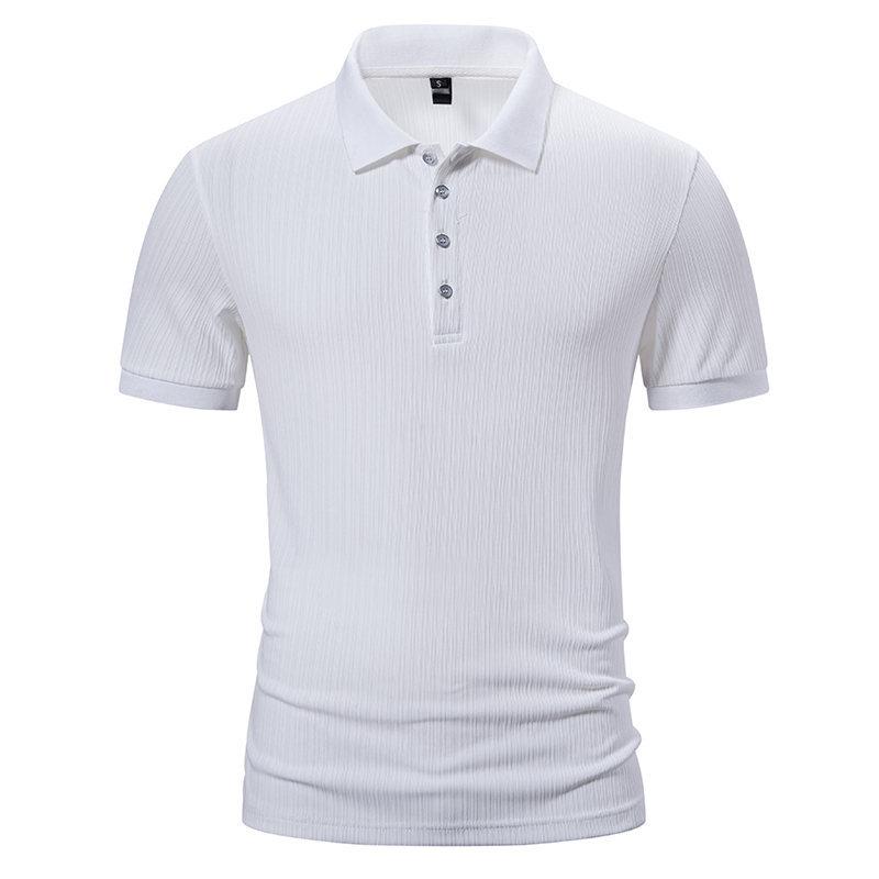 Men's Summer Business Casual Polo Shirts Lightweight Moisture Wicking Tee Tops Short Sleeve Golf Shirts for Men Breathable Dry Fit Collared T-Shirts