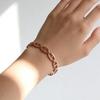 Simple Pig Nose Bracelet Personalized Fashion Retro Niche Versatile Rose Gold Open Bracelet Bracelet Bracelet