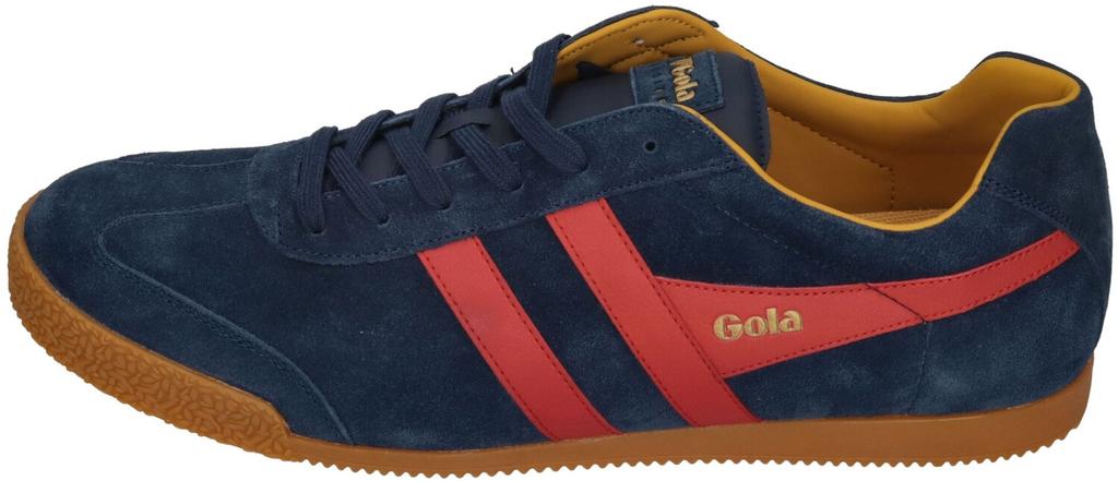 Gola Harrier Suede Sneakers (CMA192) Gola Harrier Suede (CMA192) Navy/red/sun