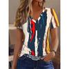 3D Feather Print Women's T-shirt Summer Fashion Aesthetic Short Sleeve Shirt Everyday Casual Plus