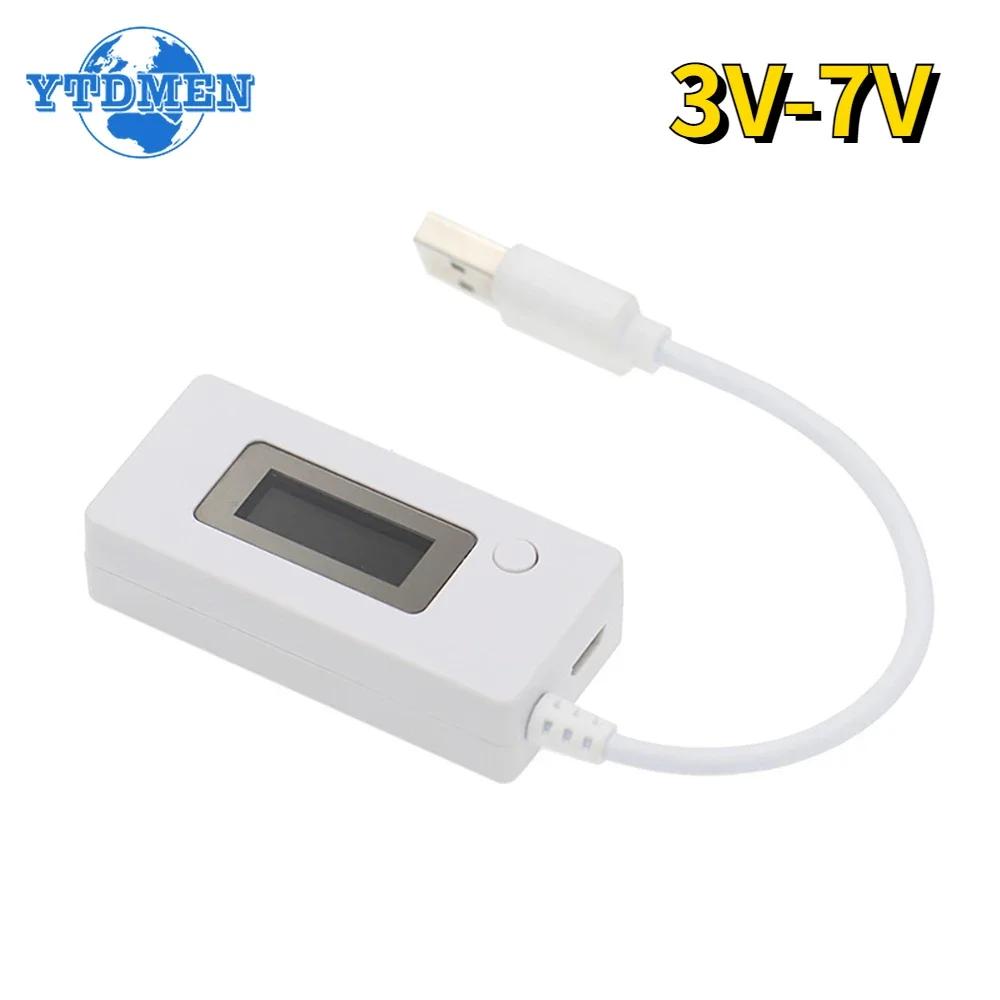 LCD Digital Micro USB Charger Battery Capacity Voltage Current Tester Meter Detector