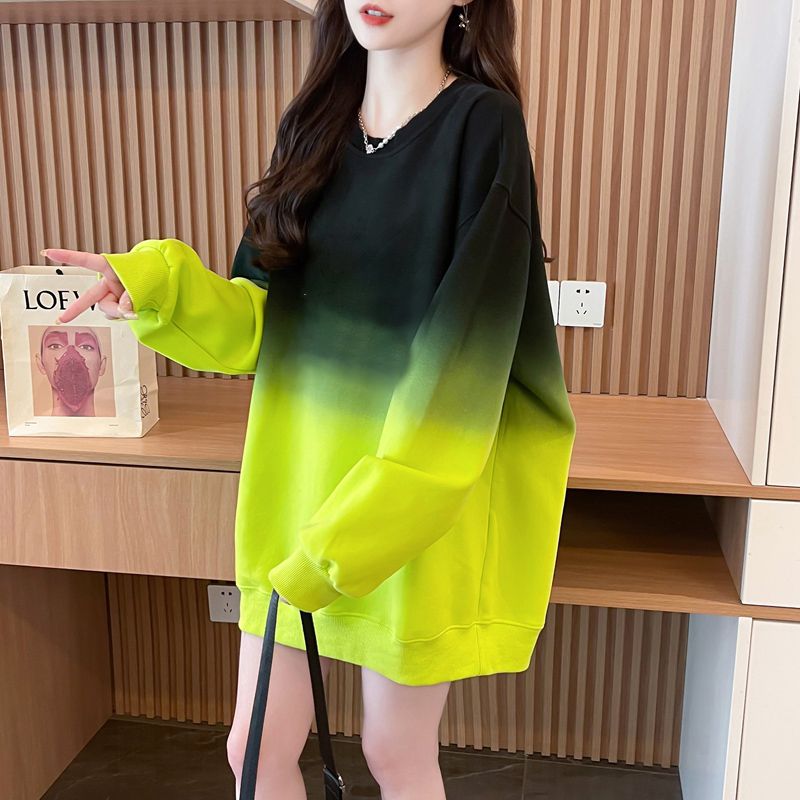 

Американский шик: Топы с новой нишей и универсальный миди-свитшот свободного кроя, тонкий, с градиентом XL жёлтый