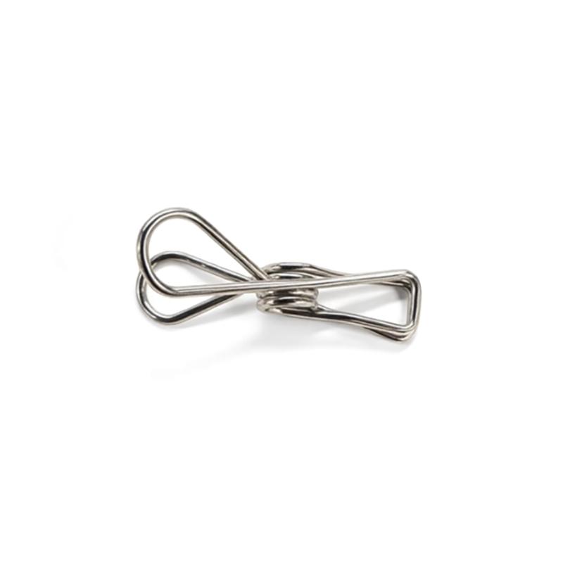 10 Bucăți Cârje de Rufe din Oțel Inoxidabil Cu Cârlige Clipsuri Metalice cu Arc Cu Cârlige Clipsuri Universale de Agățat Pentru Birouri Bucătării Băi
