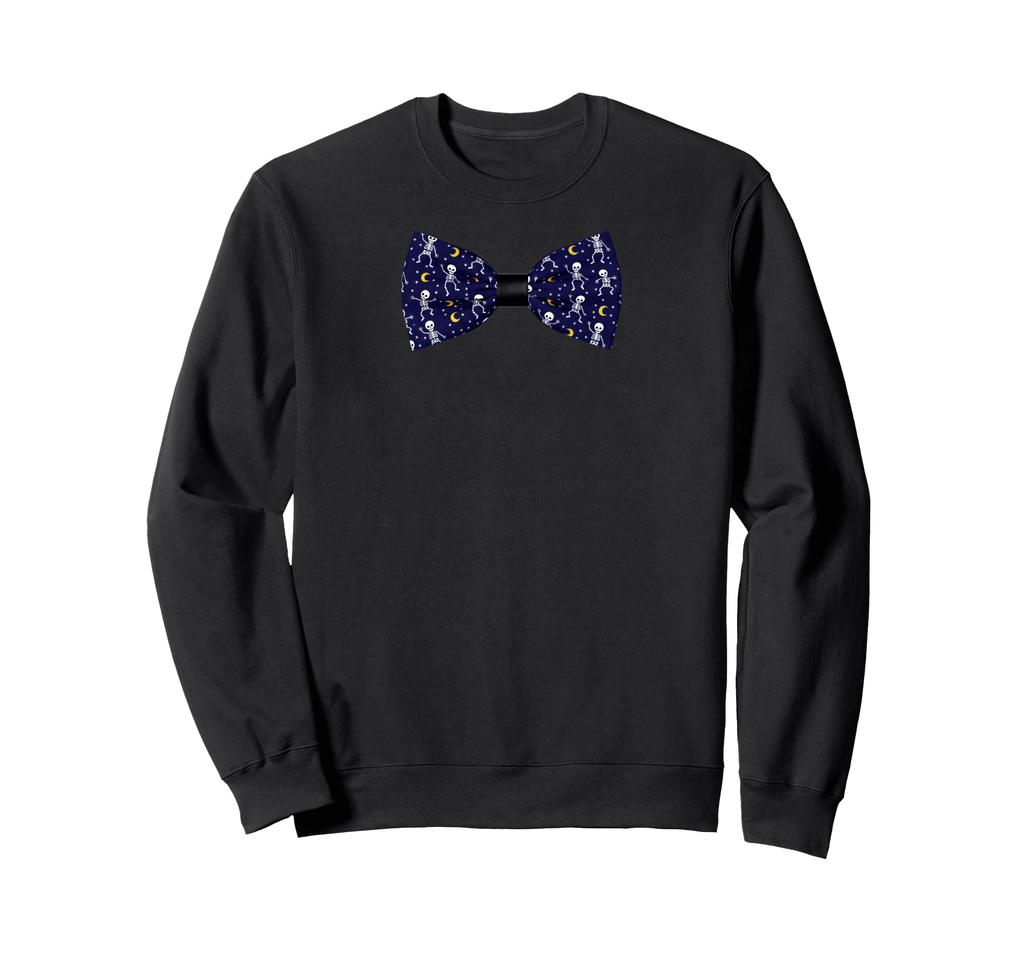 Scary Bow Tie Halloween Funny Costume Sweatshirt