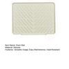 Silicone Drain Mat Kitchen Sink Slope Design Heat-Resistant Drain Pad Cookware Drying Tray Air Circulation Drain Mat