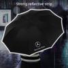 Hot Car Sticker Automatic Umbrella with LED Reflective Strip Rain Wind Umbrella For Mercedes Benz W211 W203 W204 W210 W124 AMG W