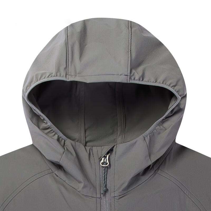 Columbia Waterproof Hooded Outdoor Comfortable Breathable Softshell Jacket Men Jackets Gray XO8440-023
