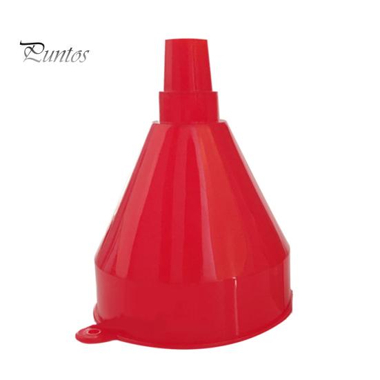 Imbuto di riempimento olio in plastica universale per auto, moto, camion, con tubo morbido