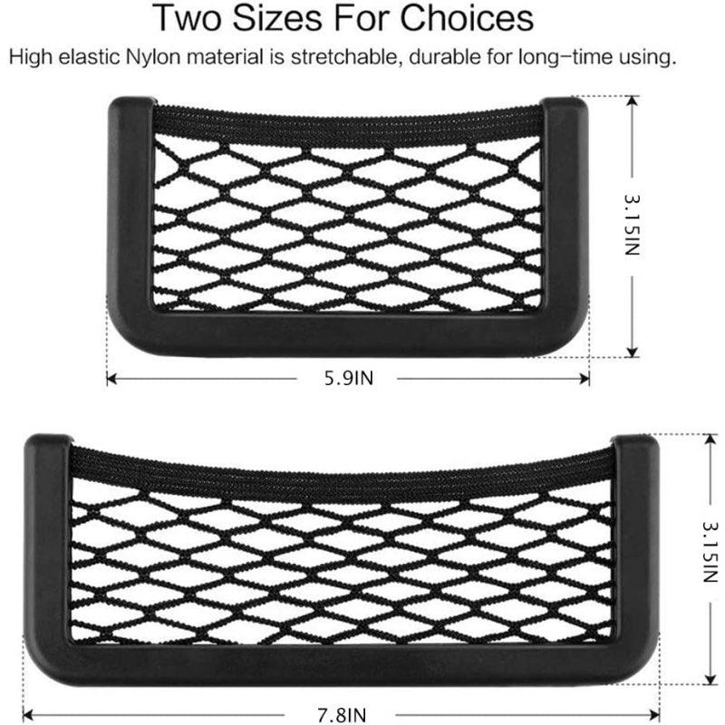 Car Interior Storage Net Pocket Bag Creative Car Supplies For Car Mesh Sundries Storage