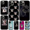 Cartoon Schnauzer Dog Soft Phone Case For iPhone 17 Air 15 16e 14 13 Pro Max Coque 12 11 Pro Max PLUS Cover