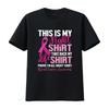Womens This Is My Fights Take Back Life Breast Cancer Awareness  T Shirt Black Vintage Washed Fashion Stretched Versatile