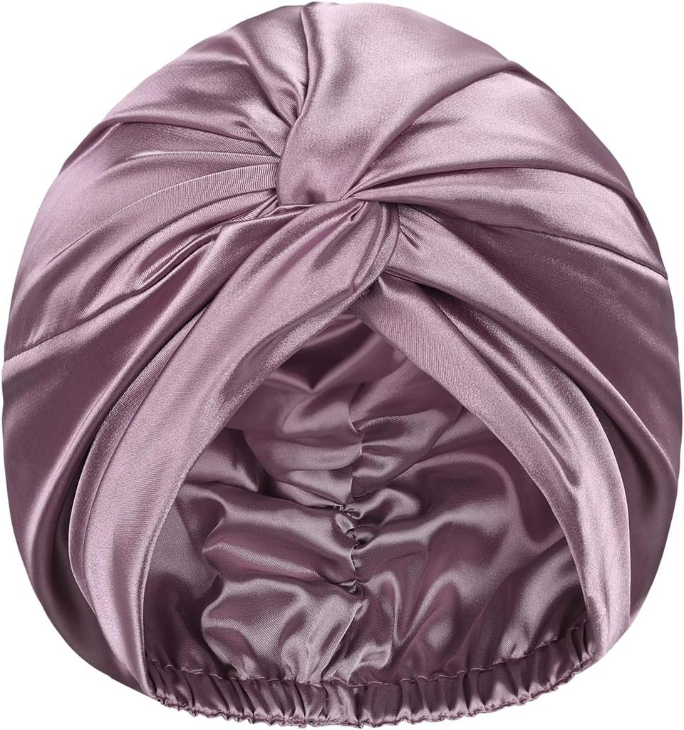 Satin Hat Nightcap Large Adjustable Satin Hat Curly Hair Accessories for Women