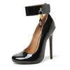 Sexy 14cm Extreme High Heels Pumps Shoes Woman Fashion Key Black Red Heeled Dance Party Wedding Office Shoes Ladies Large Size