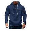 Mens Winter Hooded Zip-Up Sweatshirt Thick Fleece Lined Casual Streetwear Oversized Fit