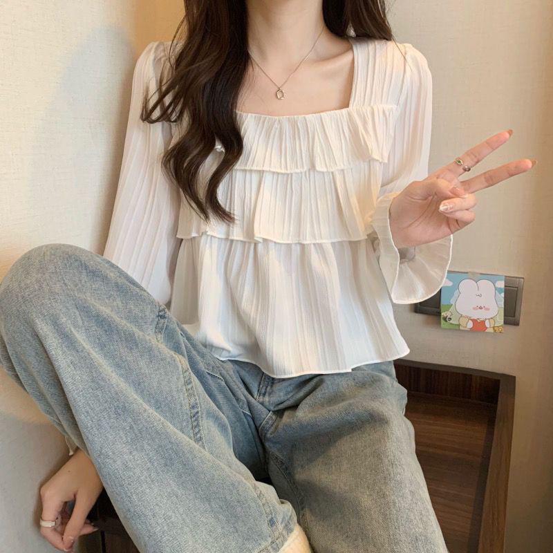 

Hong Kong Chiffon Tie-Dye Pink Sun Protection Polo Collar Long Sleeve Women s Summer Shirt M (90-115 jin)