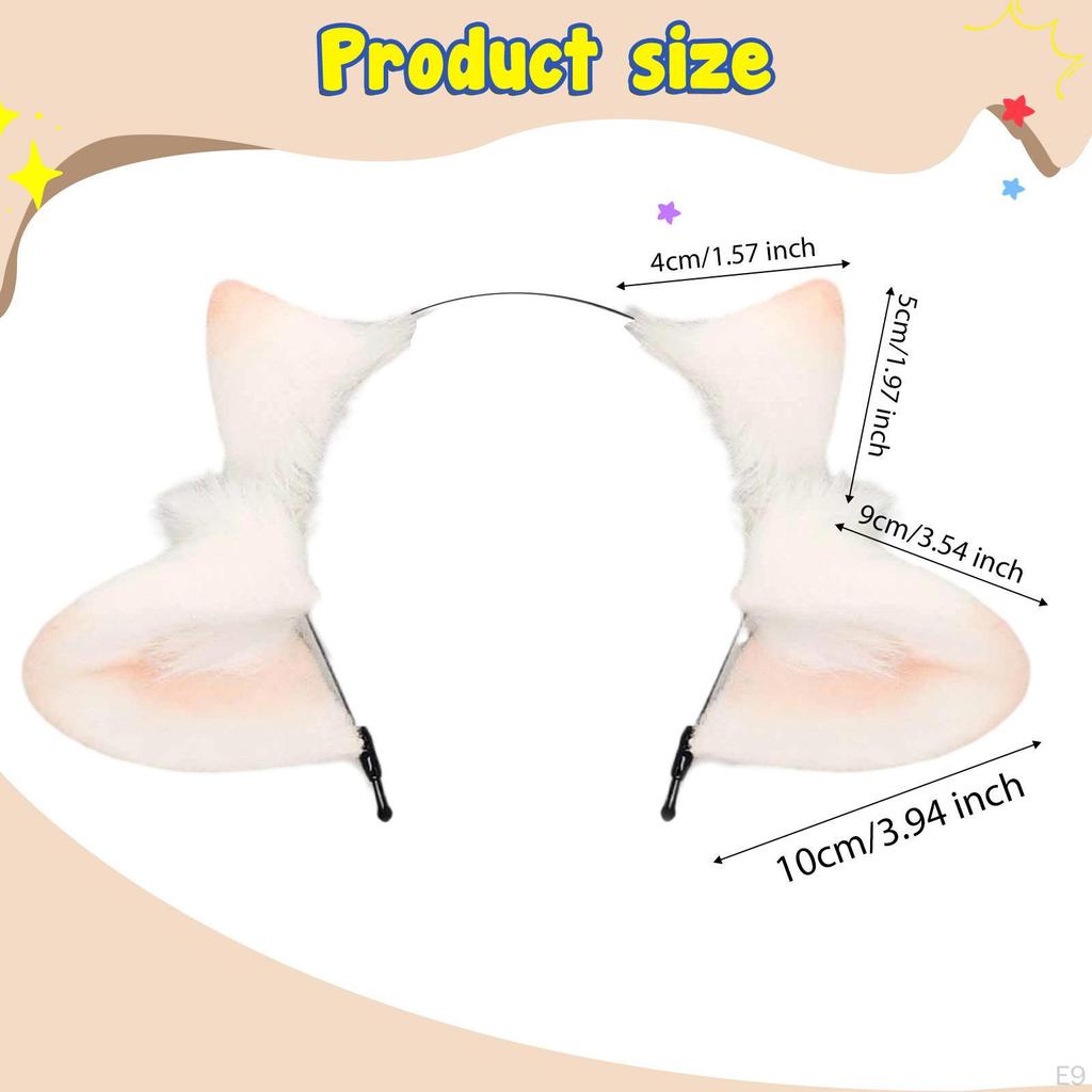 Lamb Ears Headband Adorable Gift Funny Headwear for Masquerade Birthday Carnival
