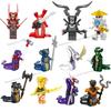 Ninja Anime Characters Mini Figure Building Block Toys Doll Model Figures Kids Boy Birthday Gifts Snake Monster Fighting Model