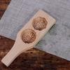 Double Slot Wooden Mooncake Mold Clear Texture Traditional Dessert Press  Kitchen Gadgets