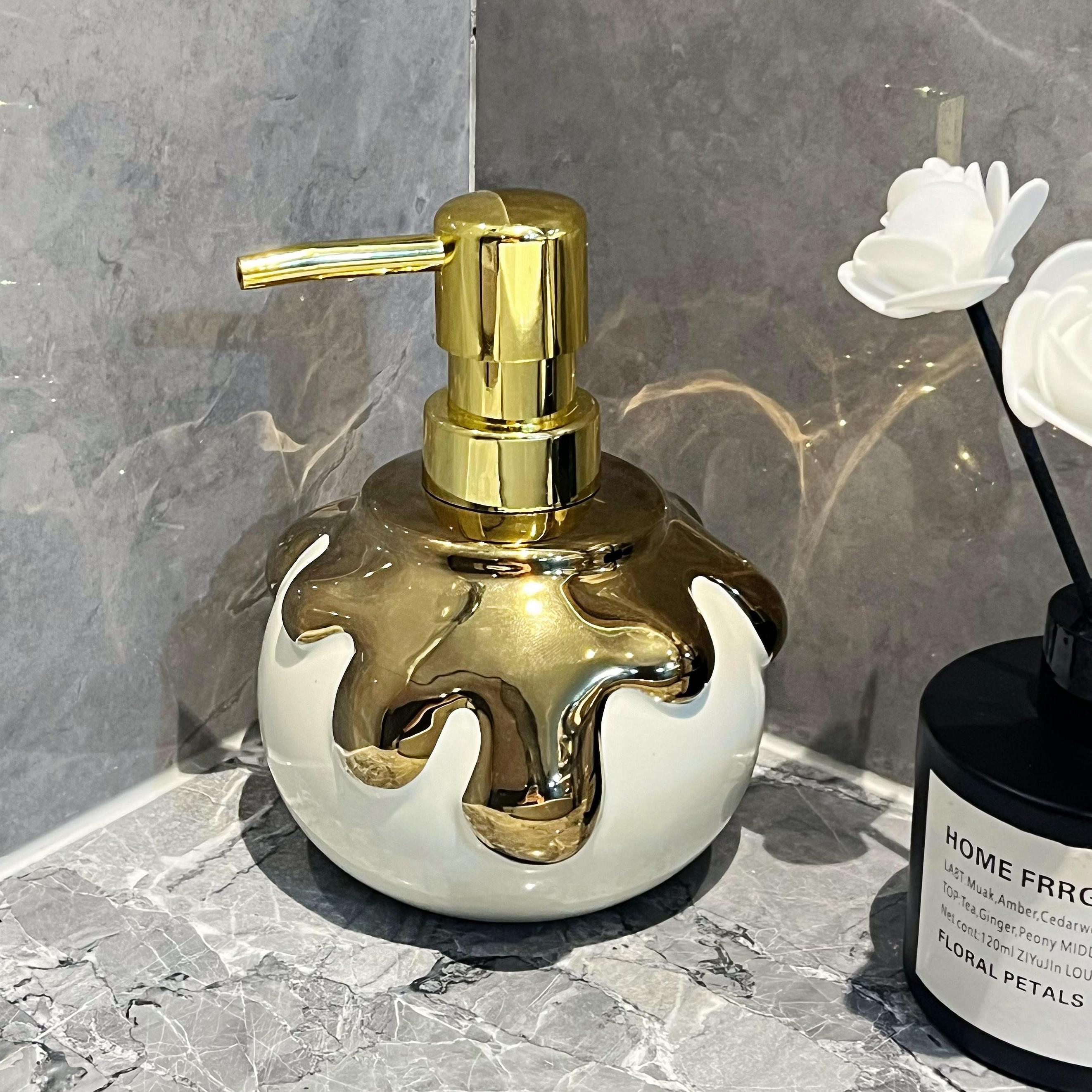 

Керамическая бутылка для эмульсии Nordic Luxury Бутылка для дезинфицирующего средства для рук Пресс для геля для душа Товары для ванной комнаты Керамическая бутылка для шампуня