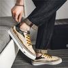 Herrenschuhe Freizeitschuhe 2024 Herrenschuhe Sommer neuer Modetrend vielseitige Low-Top flache Schuhe