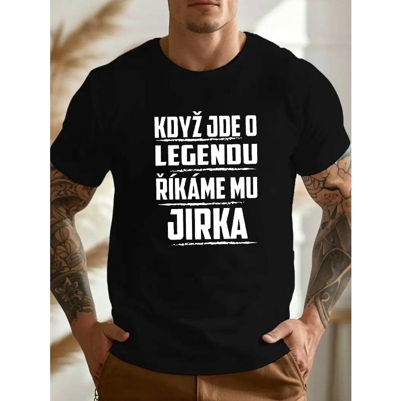 

Fun Czech Crinkle Plus Size Men S T-Shirt , Round Neck, Relaxed Fit,Fashionable, Oversized, Cool 4XL чорний