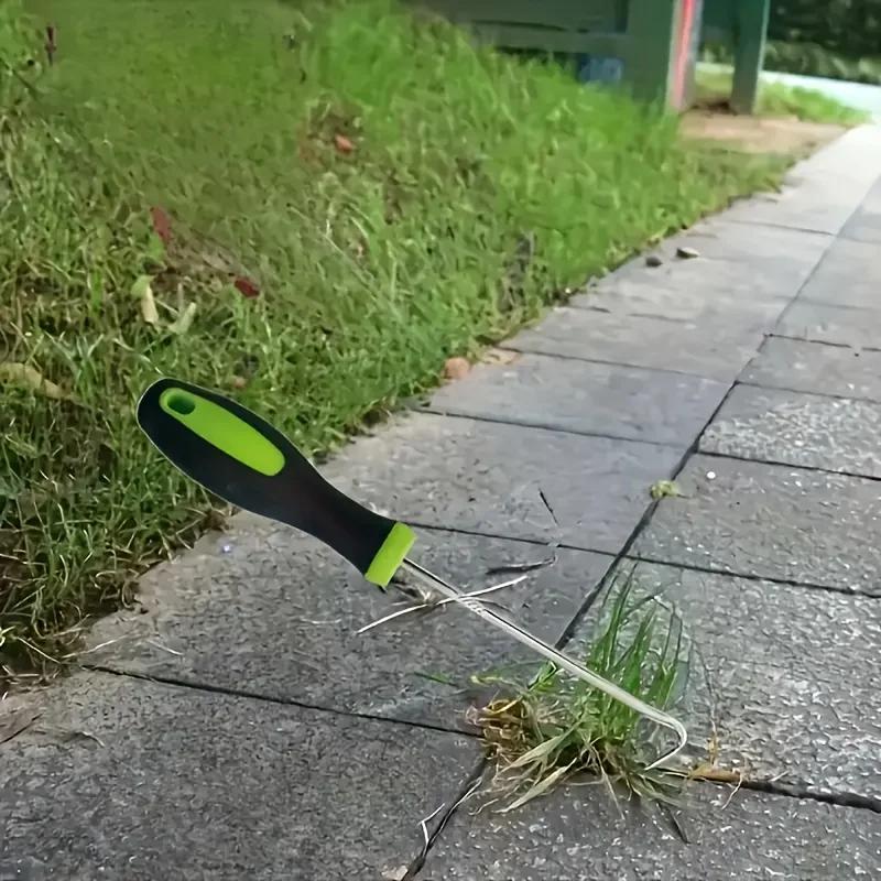 2026 Latest Models Stainless Steel Manual Weeding Tool, Weed Cutter Scarifier Rooter, Weed Cutter for Gardening and Outdoor Lawn