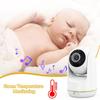 HD Wireless Baby Monitor with Gimbal Camera, Room Temperature Detection, and 5.0" Screen