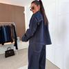 Casual Blue Washed Denim Women's Jacket, Style 89234 (Europe & America)