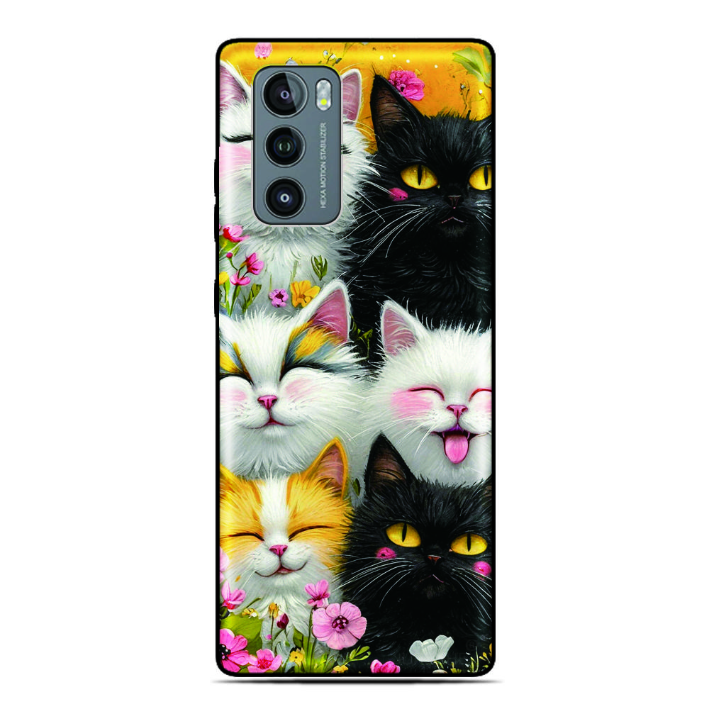 Pattern Cat Phone Case For TCL NxtPaper 70 Pro K70 Power 4G 605 50 XE 40 XL 20 30 60 SE 60R 5G 40R 505 501 408 406 403 Cover