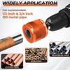 2pcs Orange Copper Pipe Cleaner Aluminum Alloy Copper Pipe Cleaning Tool  Soldering