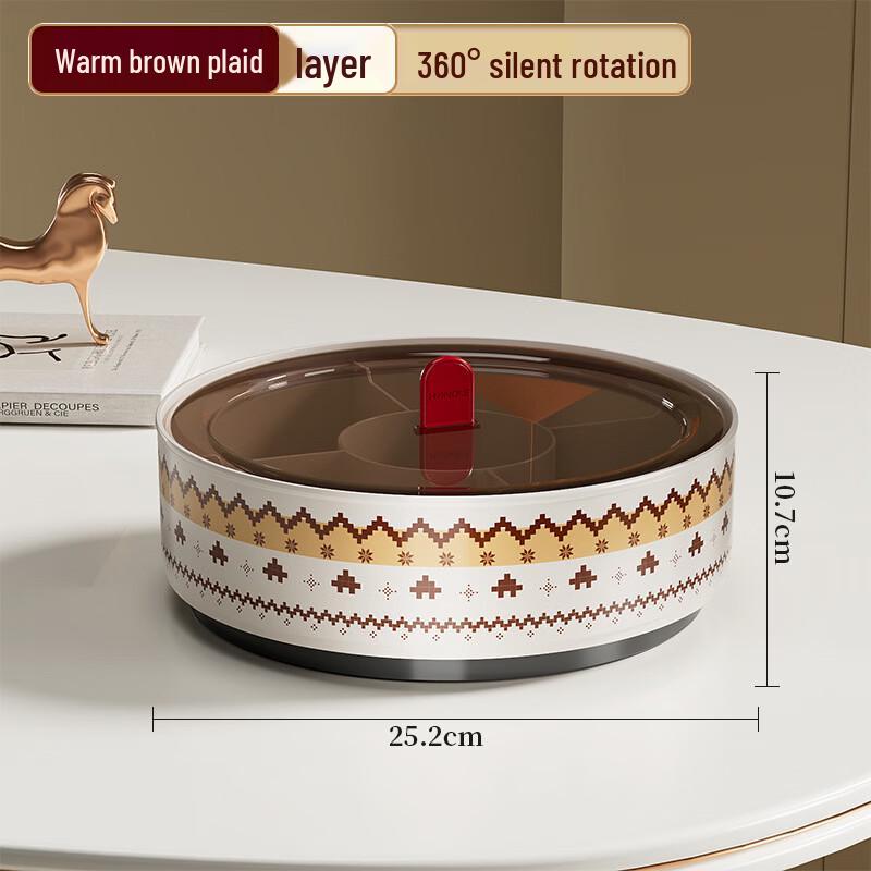 Fair Isle Style Rotating Fruit Box