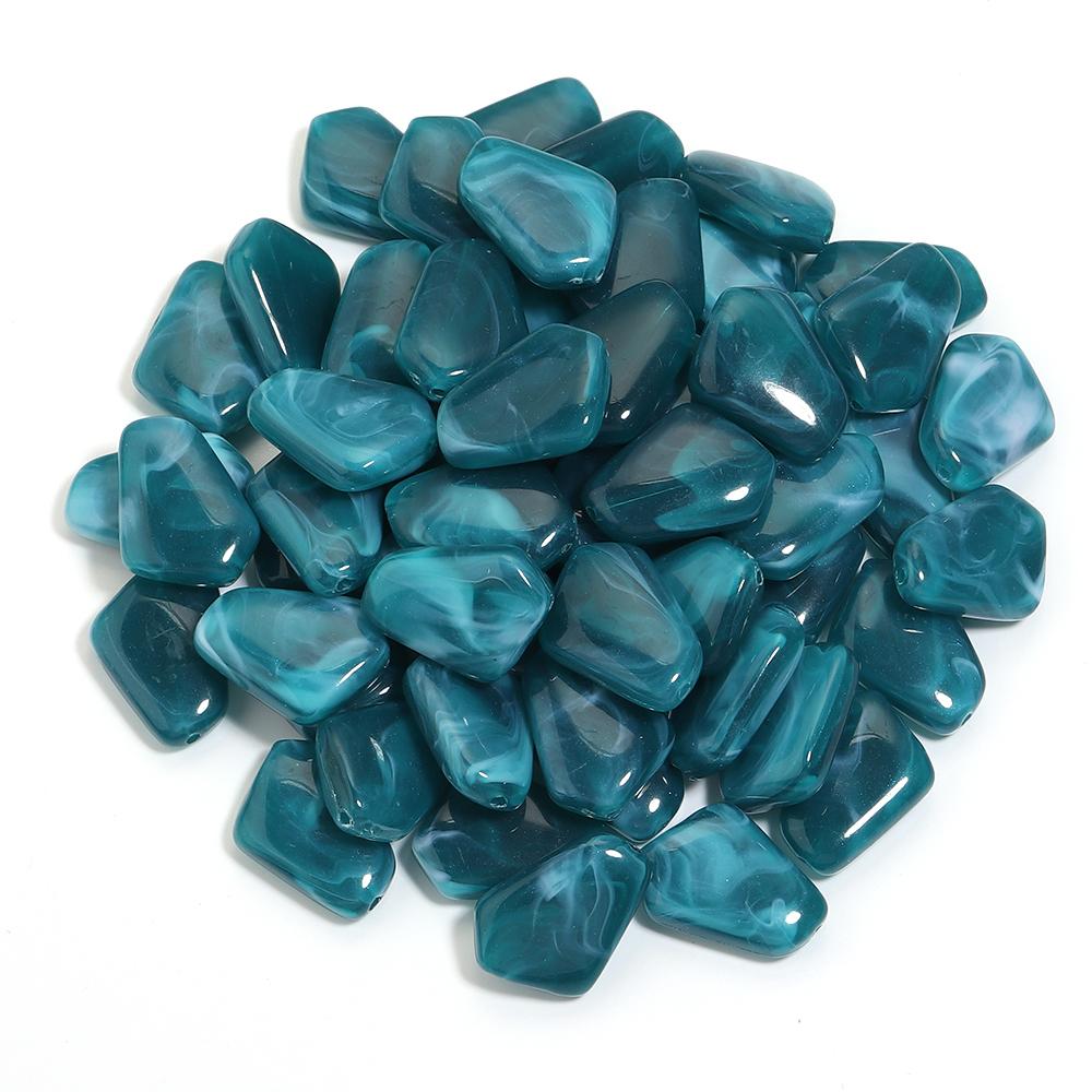 20pcs 25x18mm Irregular Acrylic Beads Colorful Cloud Loose Spacer Beads For DIY Jewelry Making Bracelets Necklace Accessories