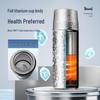 Temyk Pure Titanium Hammered Insulated Bottle