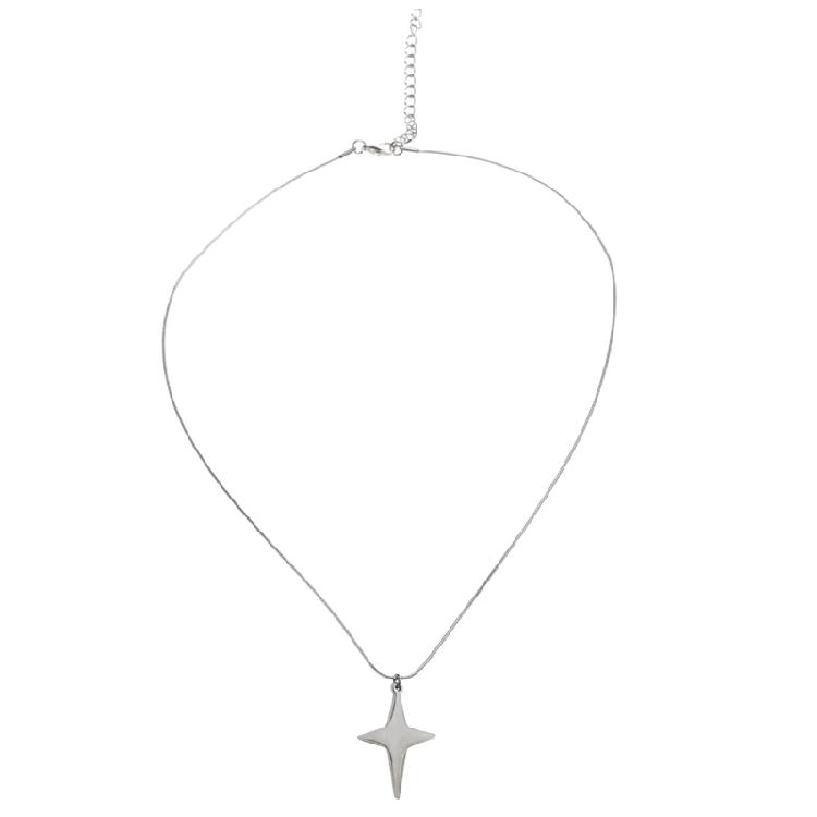 Ожерелье-чокер с крестом Четырехконечная звезда Ожерелья Астеризм-Ожерелье Ювелирные изделия 1