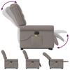 Lift-Up Massage Chair, Electric, Reclining, Taupe Color